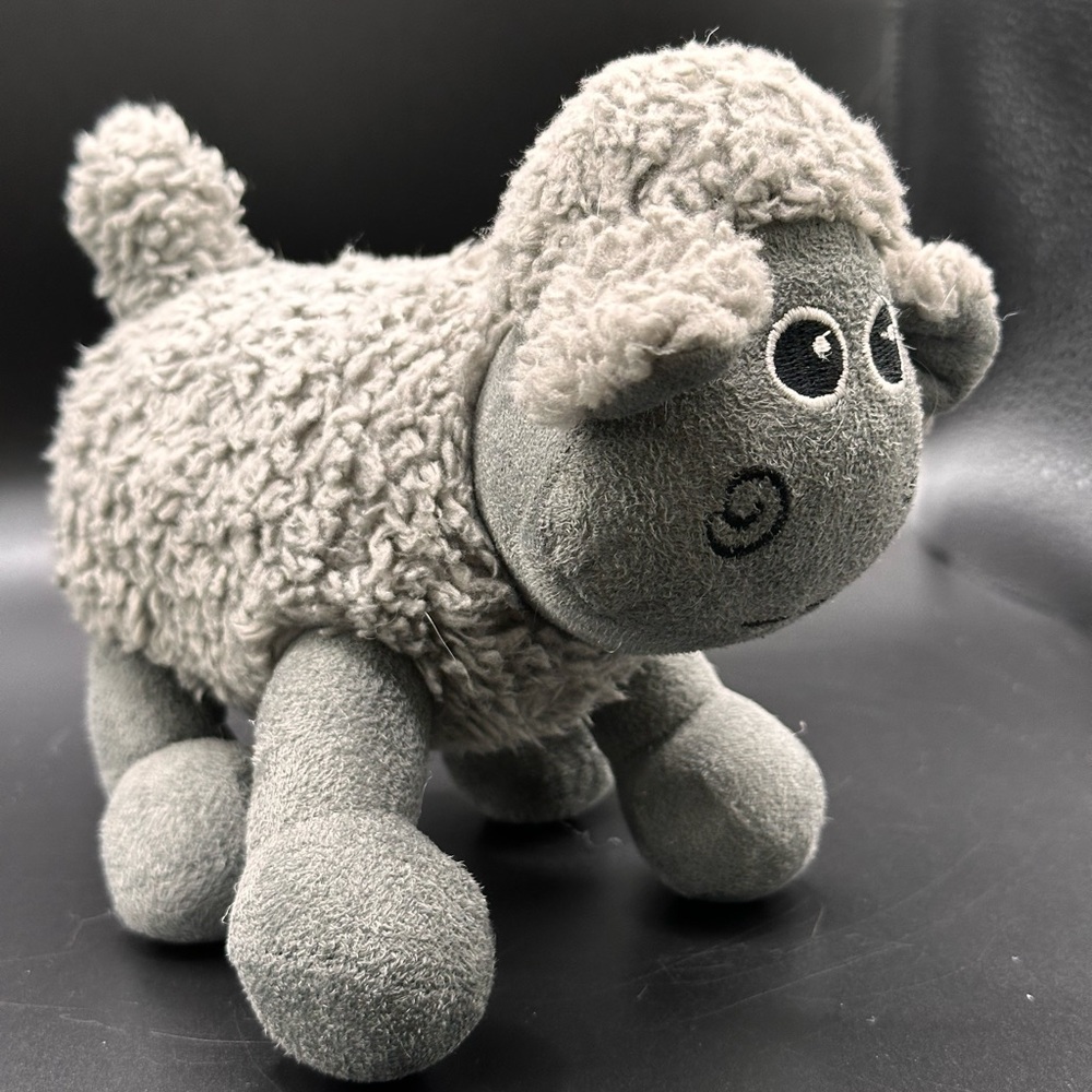 Sherpa CVS Exclusive Retired‎ Grey Embroidered  7" Stuffed Squeaky Plush Dog Toy - Picture 13 of 16